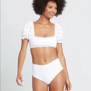 L*Space Portia Bikini Bottom white